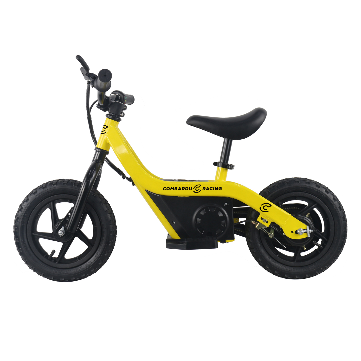 100W 24V 12 Zoll Kinderfahrrad ohne Pedal, elektrisch betriebenes Kinder-Baby-Selbstcarbon-Mini-Laufrad