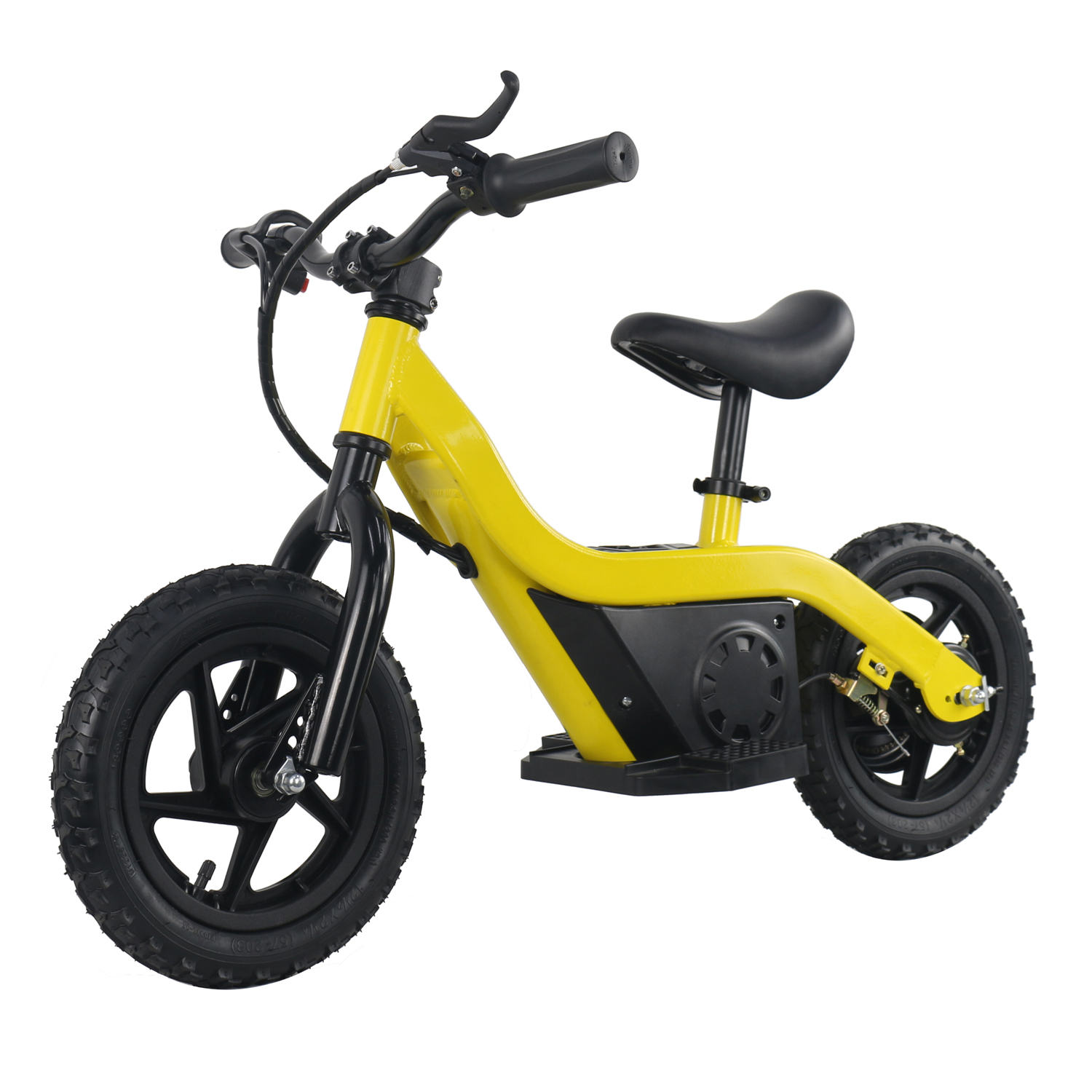 100W 24V 12 Zoll Kinderfahrrad ohne Pedal, elektrisch betriebenes Kinder-Baby-Selbstcarbon-Mini-Laufrad