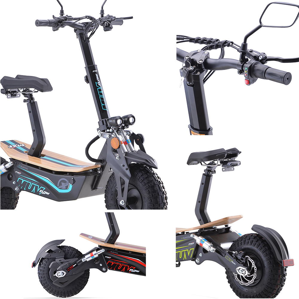 Patinete Scooter Elétrico Off-Road Monster 2000W 48V Elektroroller