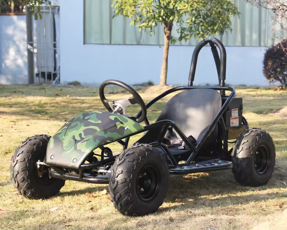 Elektro-Go-Kart mit Wellenantrieb für Kinder, 1000-W-Mini-Buggy